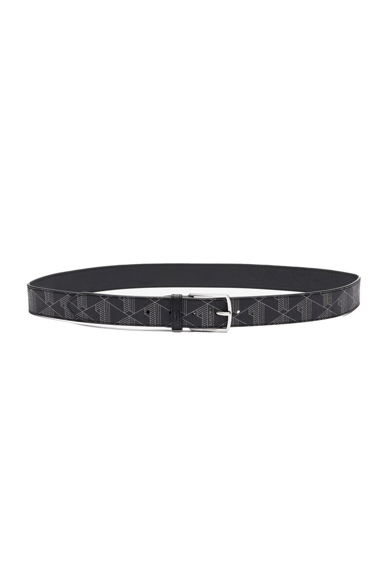 Lacoste Колан с десен - Черен - Pepit.bg