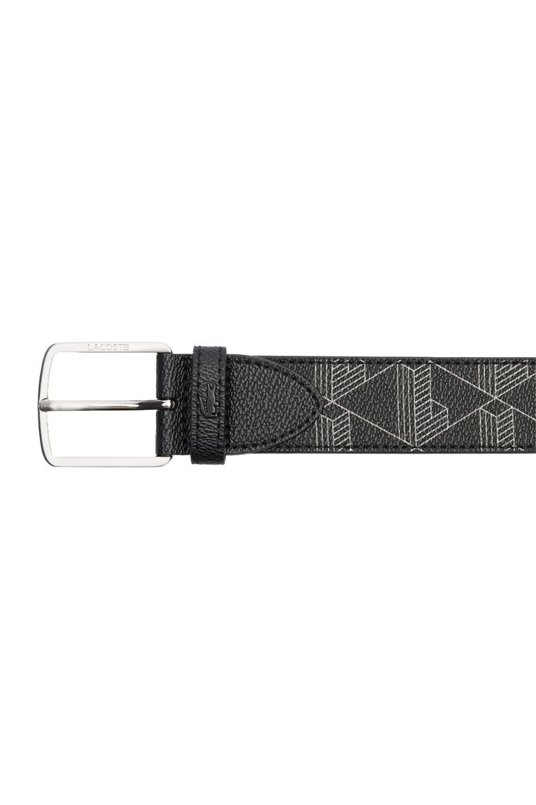 Lacoste Колан с десен - Черен - Pepit.bg