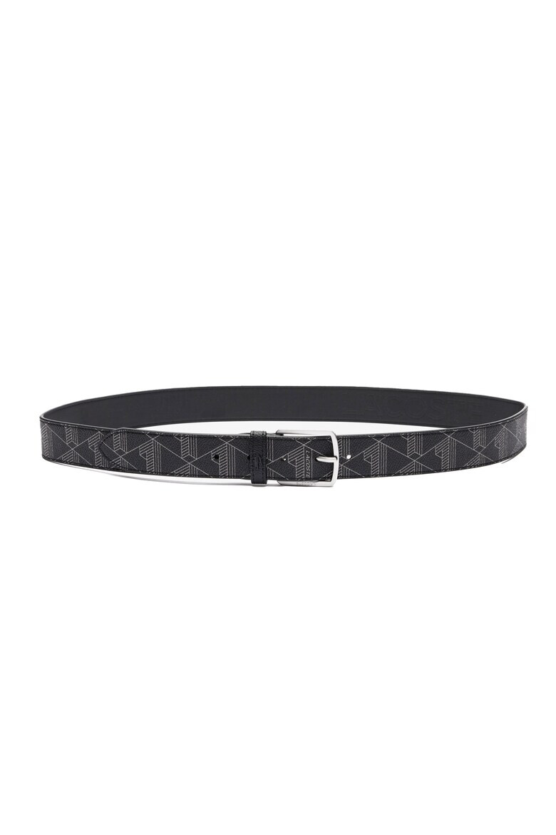 Lacoste Колан с десен - Черен - Pepit.bg