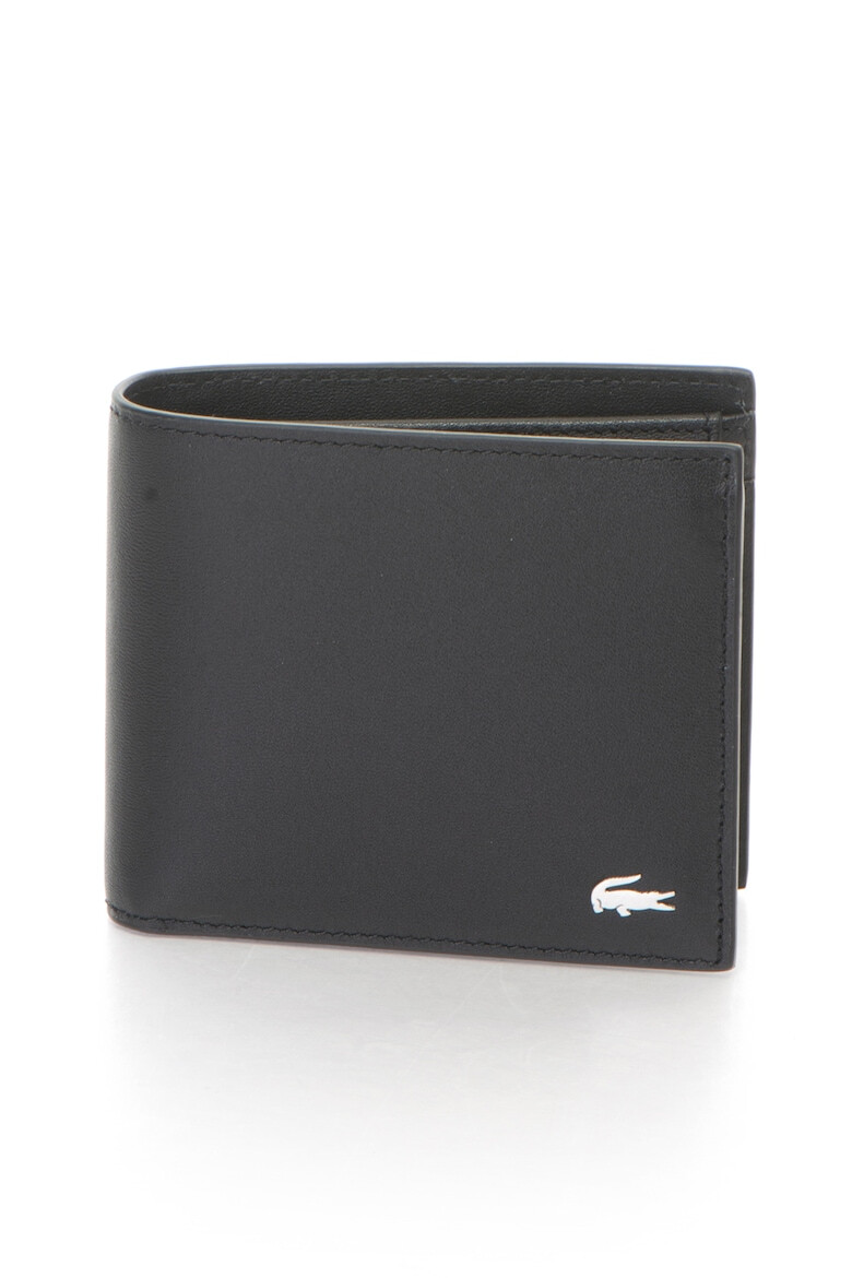 Lacoste Кожен портфейл с капаче - Черен - Pepit.bg