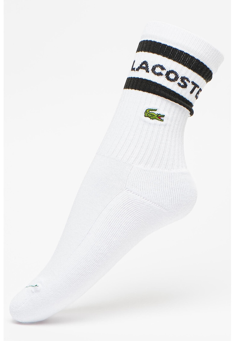 Lacoste Къси чорапи с памук - 2 чифта - Pepit.bg