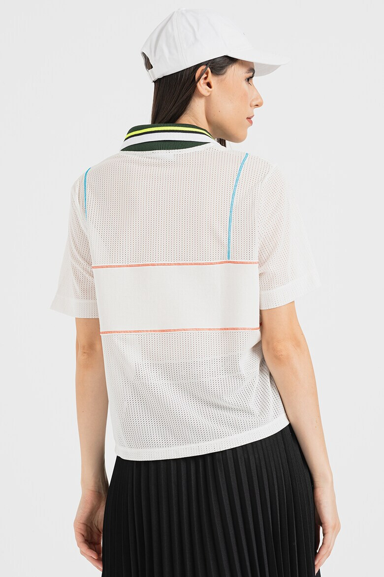 Lacoste Мрежеста тениска с яка - Pepit.bg