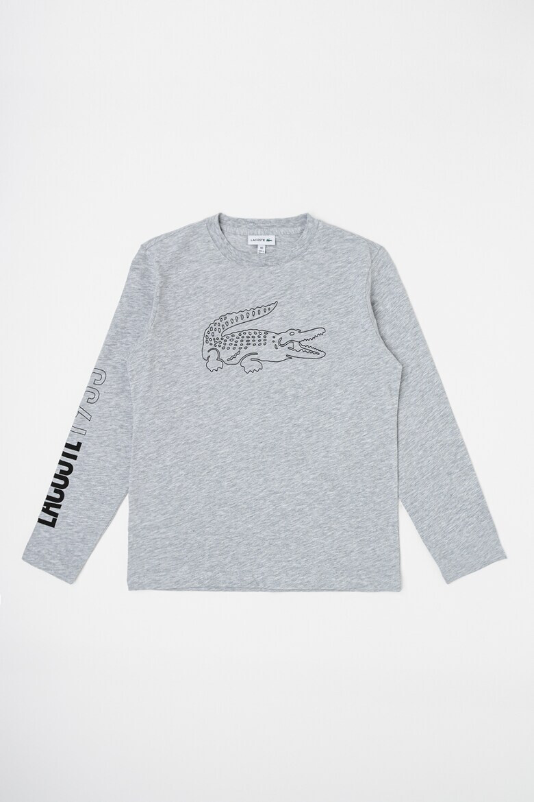 Lacoste Памучна блуза с лого - Pepit.bg