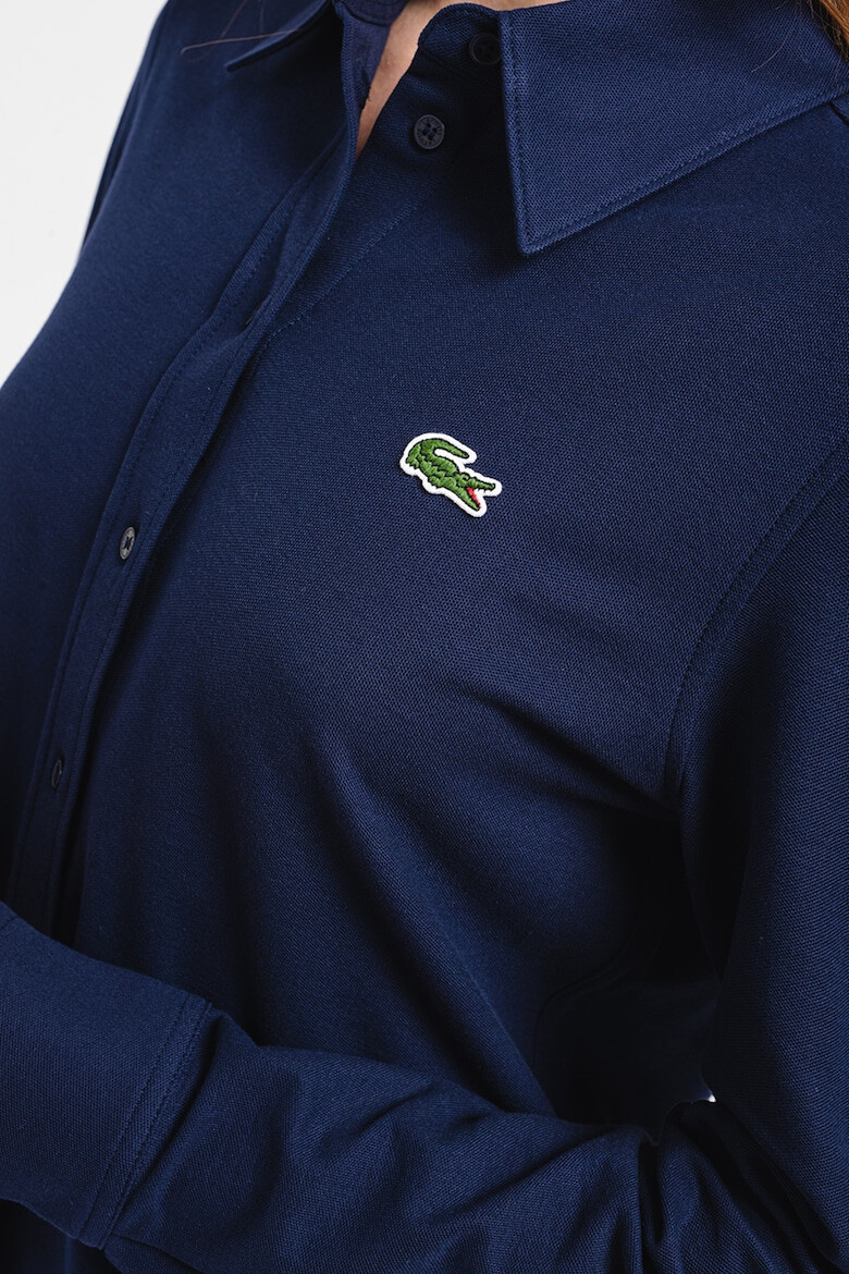 Lacoste Памучна риза с лого - Pepit.bg