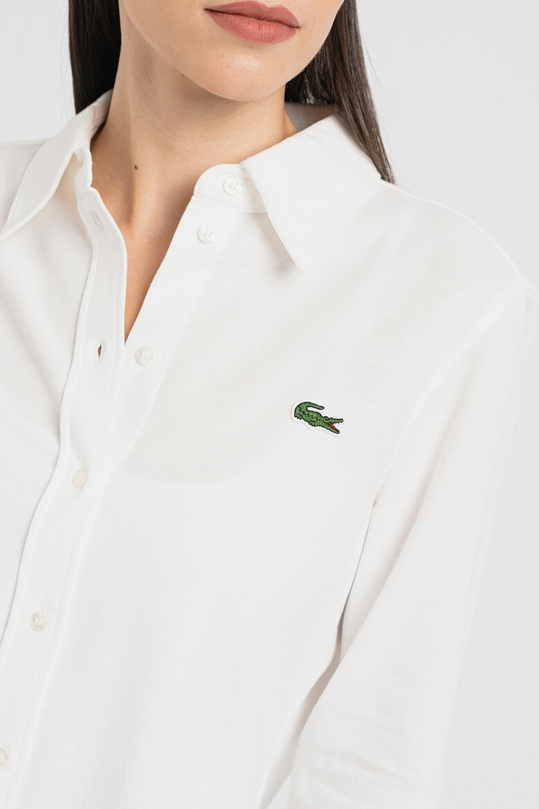 Lacoste Памучна риза с лого - Pepit.bg