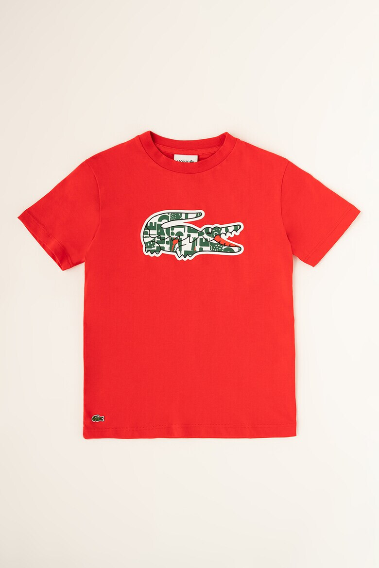 Lacoste Памучна тениска Heritage Crocodile - Pepit.bg