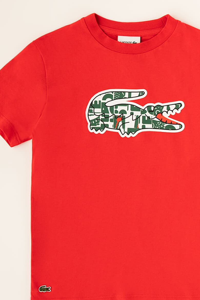 Lacoste Памучна тениска Heritage Crocodile - Pepit.bg