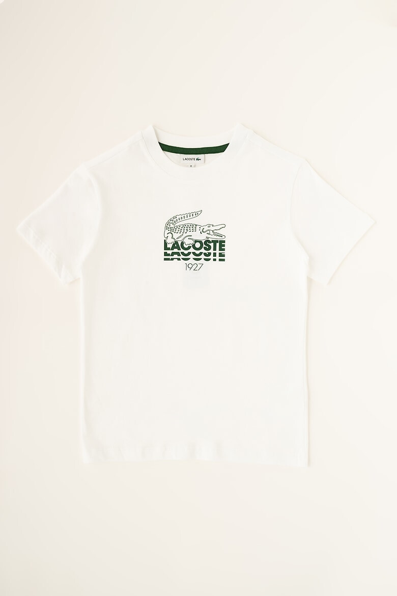 Lacoste Памучна тениска на лога - Pepit.bg