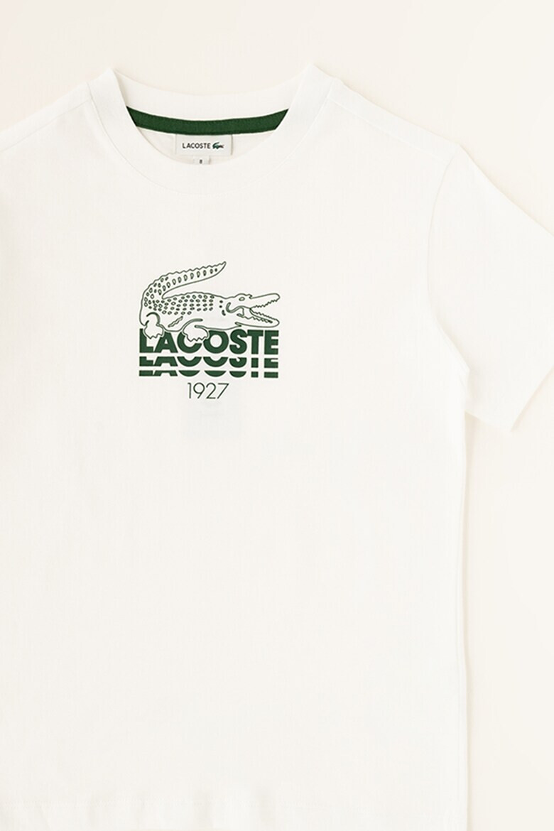 Lacoste Памучна тениска на лога - Pepit.bg