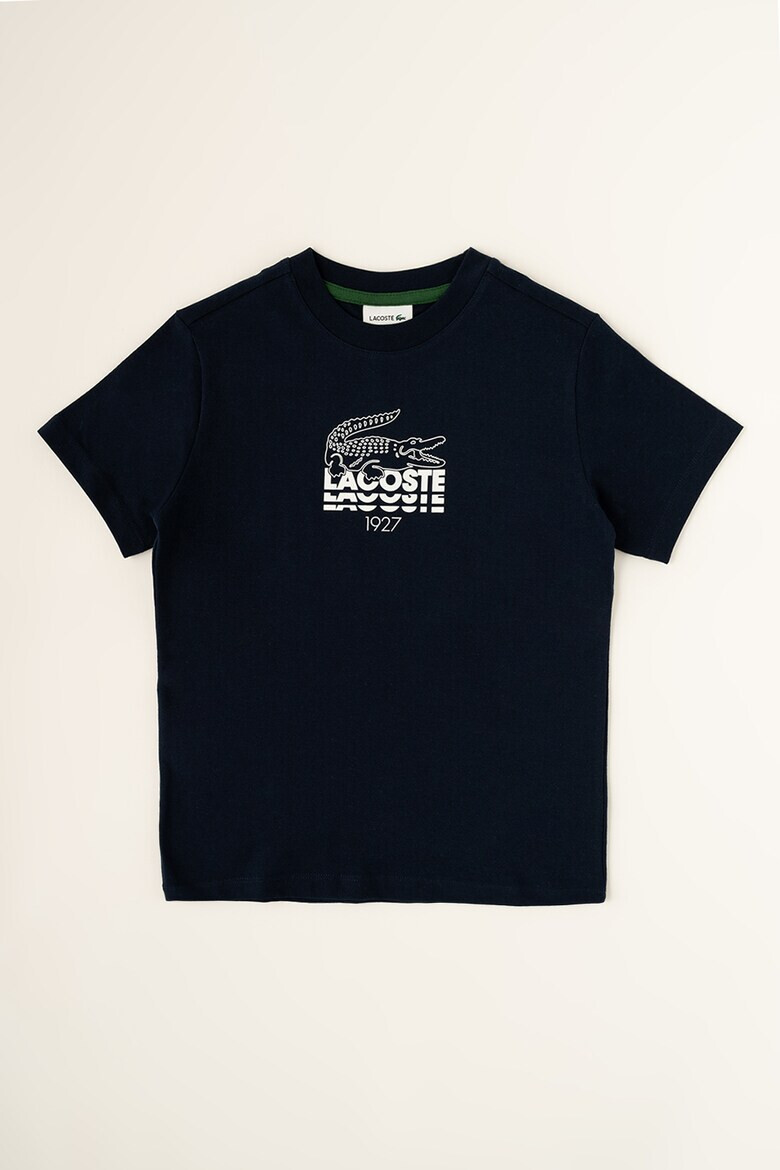 Lacoste Памучна тениска на лога - Pepit.bg