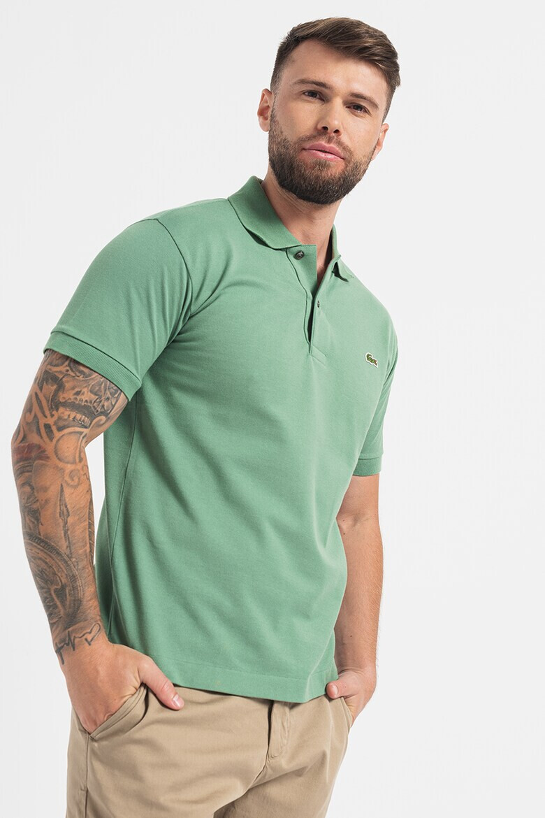 Lacoste Памучна тениска с яка - Pepit.bg
