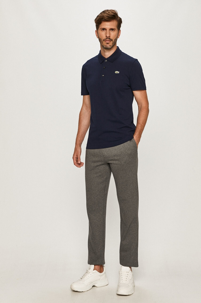 Lacoste Памучна тениска с яка - Pepit.bg