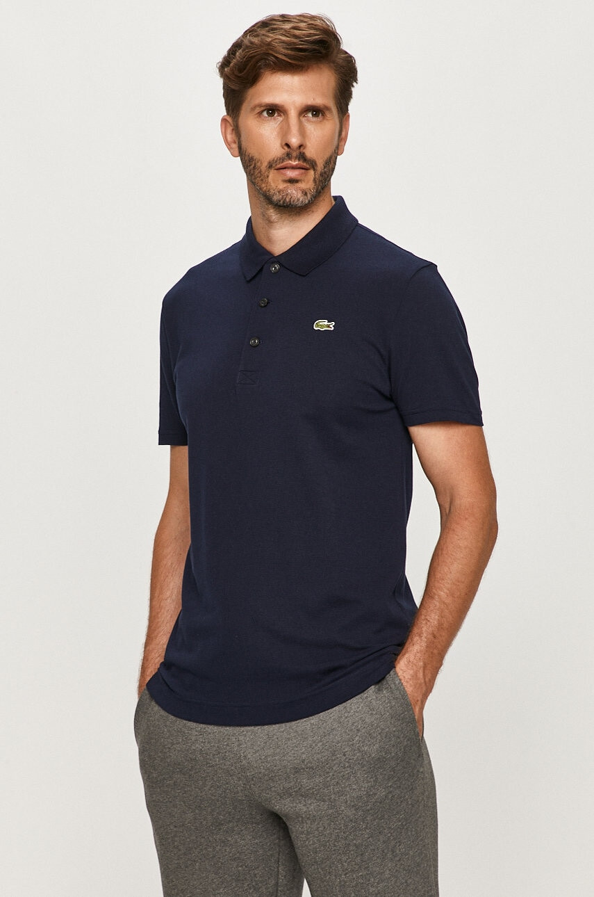Lacoste Памучна тениска с яка - Pepit.bg
