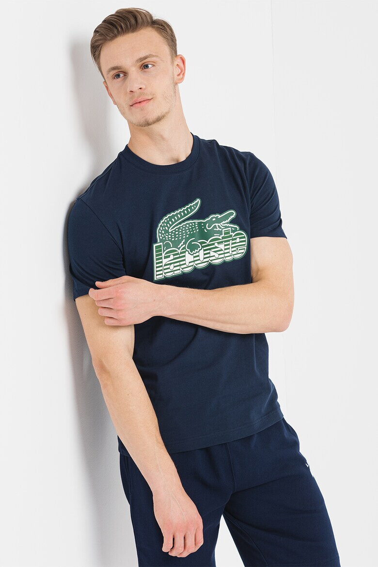 Lacoste Памучна тениска с лого - Pepit.bg