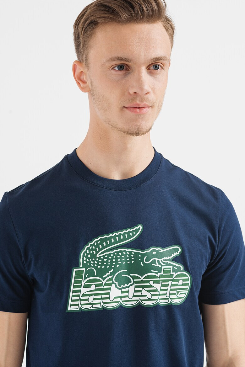 Lacoste Памучна тениска с лого - Pepit.bg