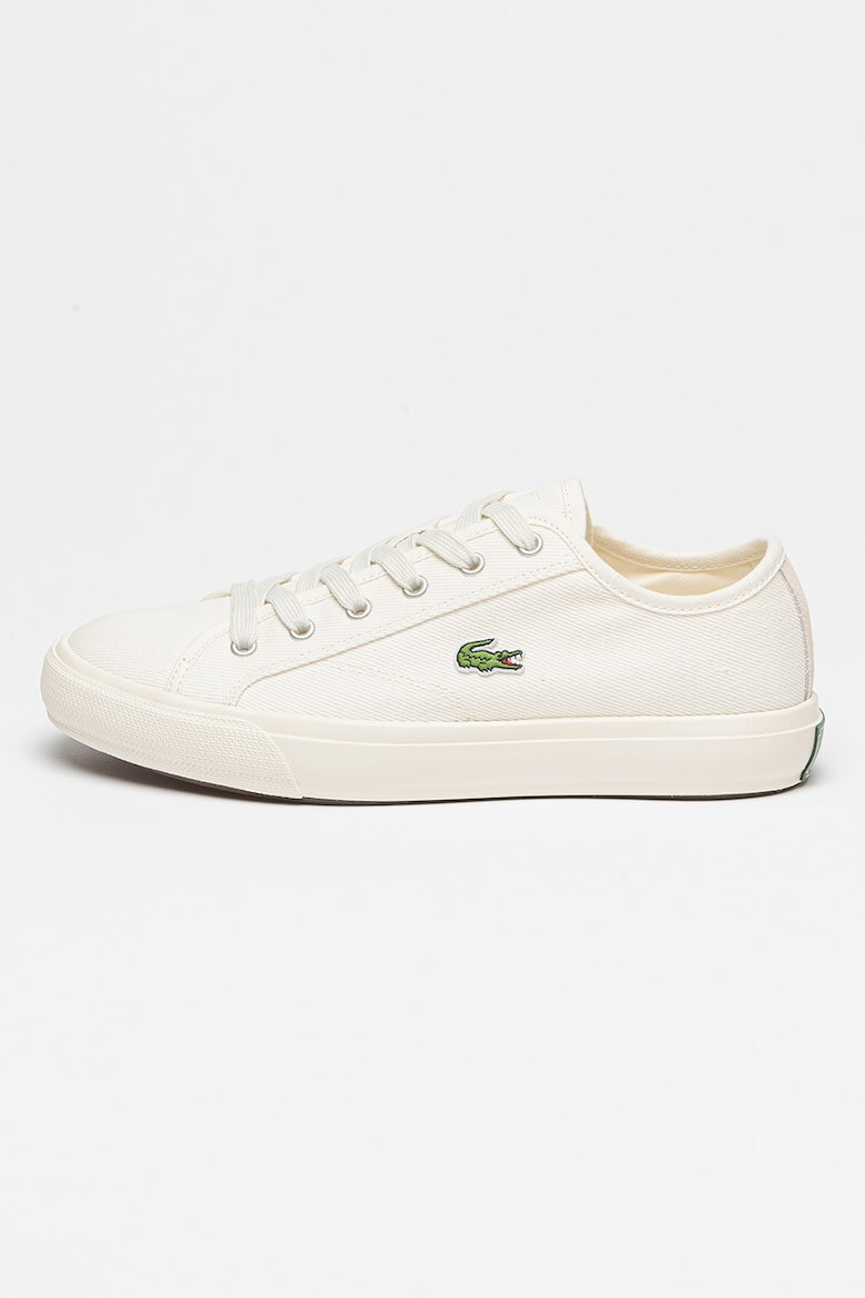 Lacoste Платнени кецове с лого - Pepit.bg