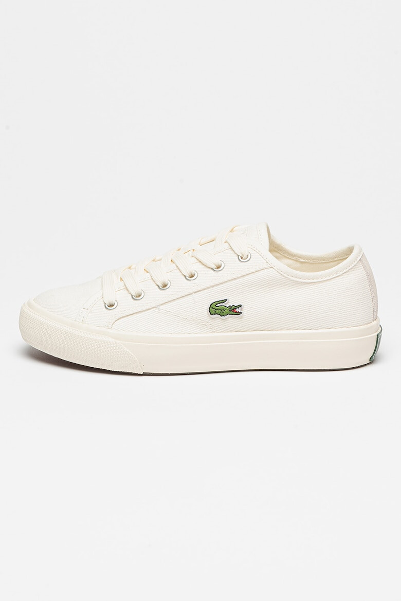 Lacoste Платнени кецове с лого - Pepit.bg