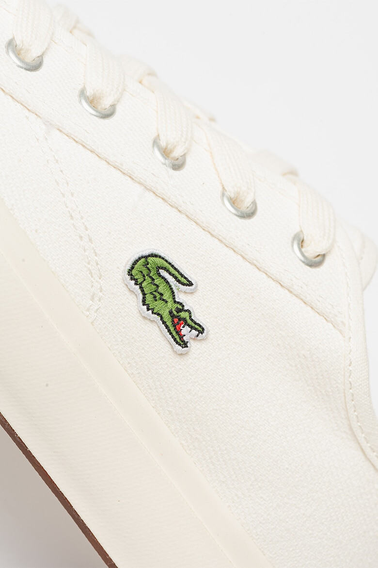 Lacoste Платнени кецове с лого - Pepit.bg