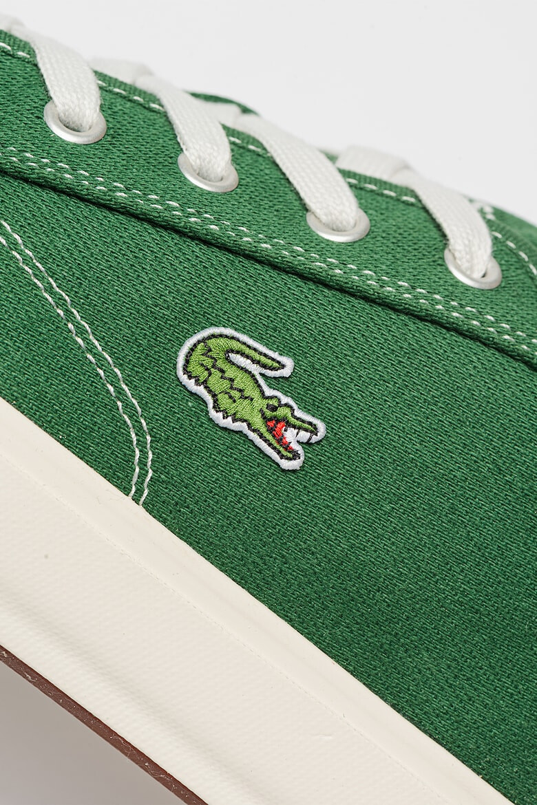 Lacoste Платнени кецове с лого - Pepit.bg