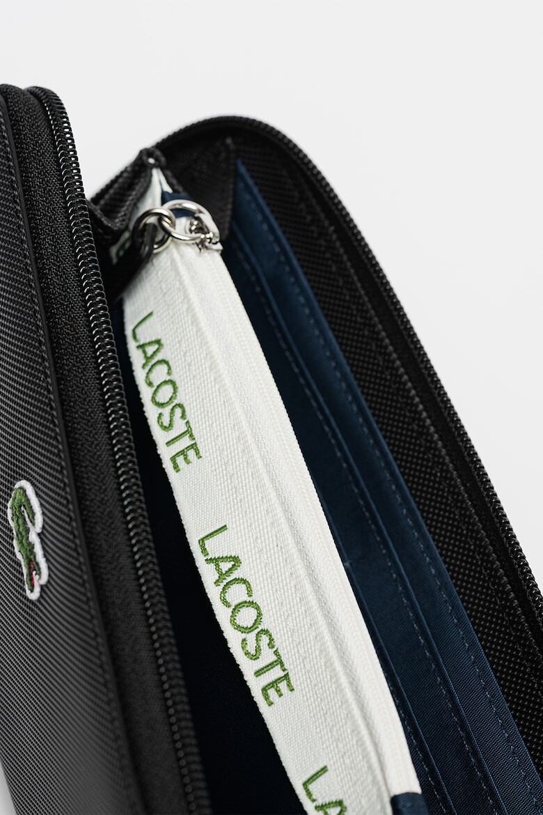 Lacoste Релефен портфейл с цип - Pepit.bg