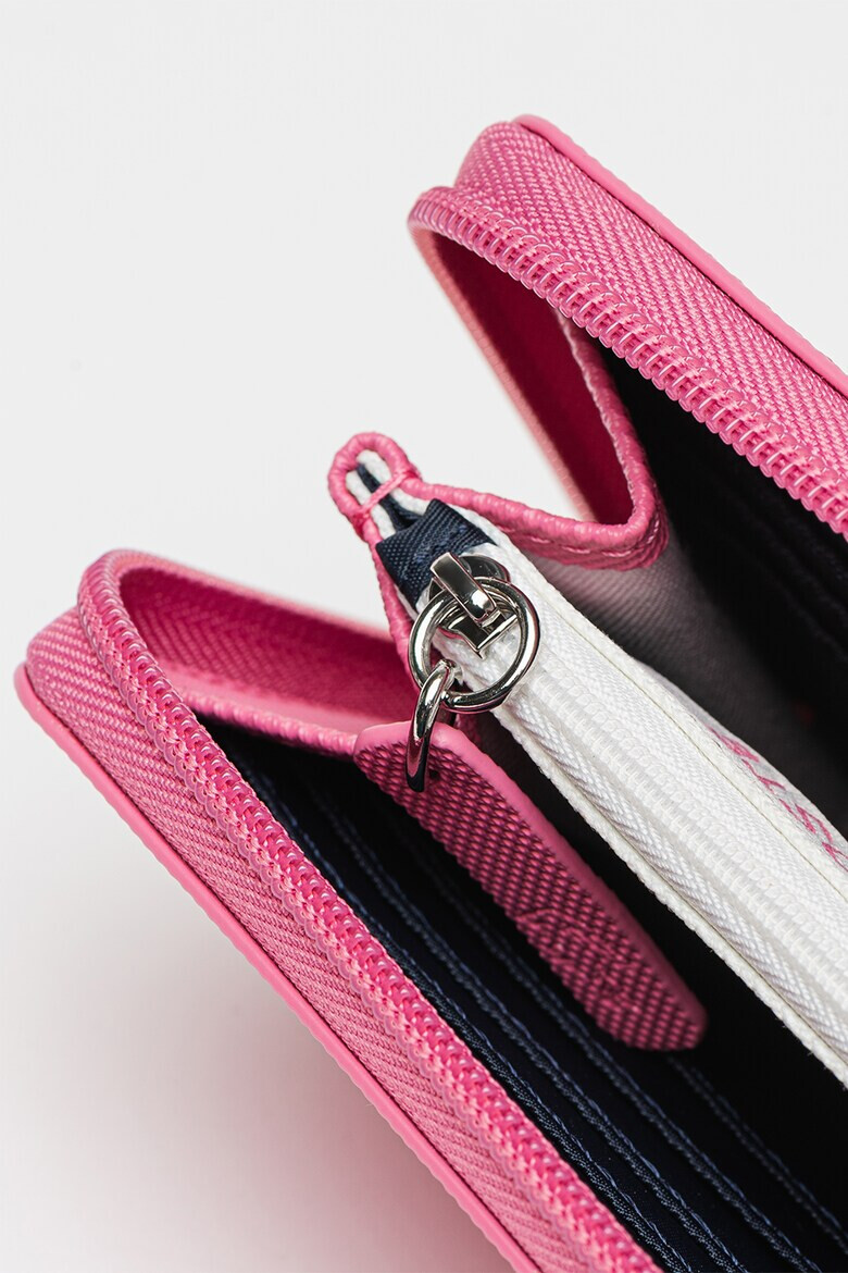 Lacoste Релефен портфейл с цип - Pepit.bg