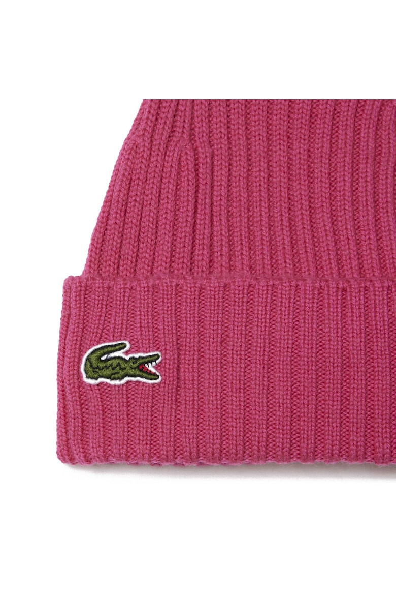 Lacoste Рипсена унисекс шапка от вълна - Pepit.bg