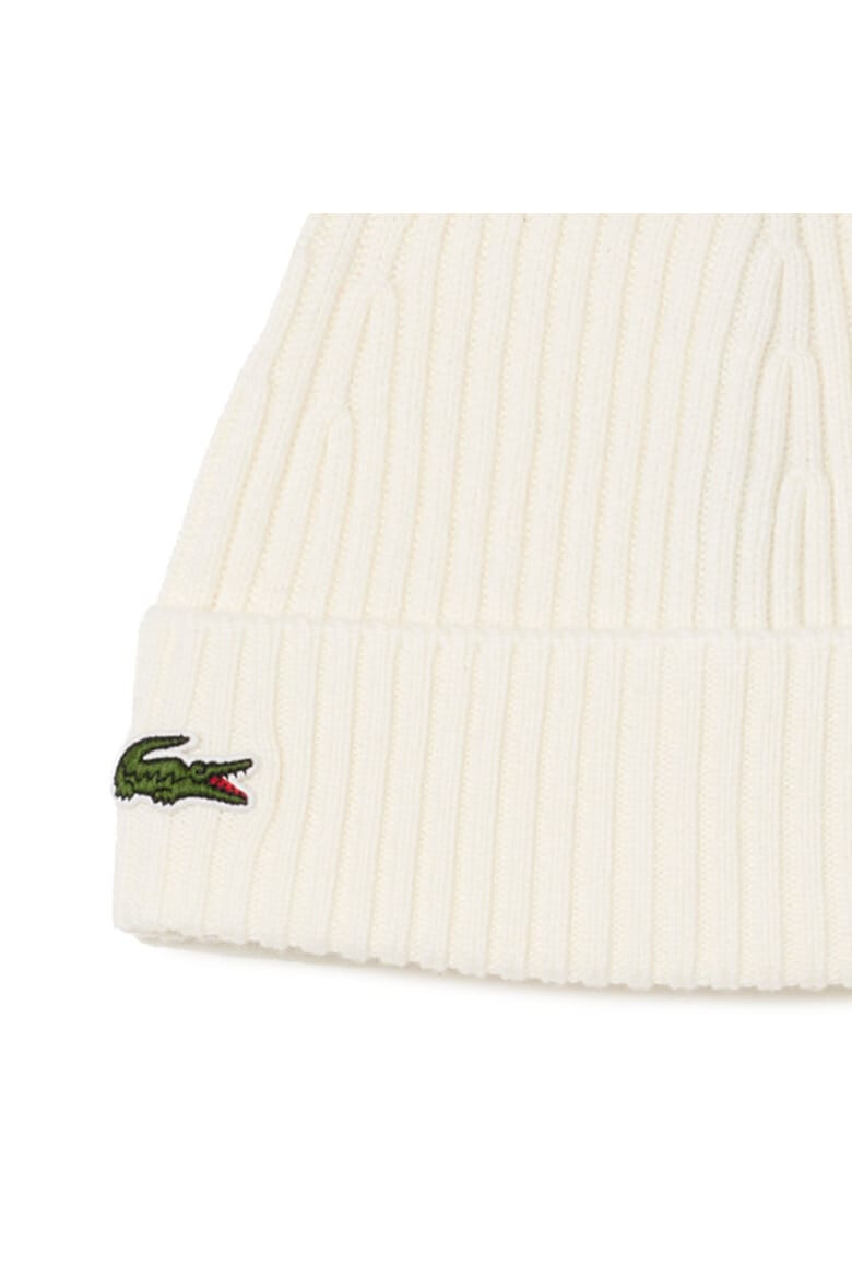 Lacoste Рипсена унисекс шапка от вълна - Pepit.bg