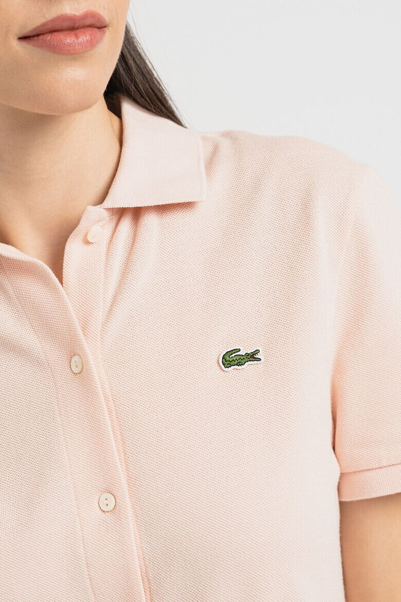 Lacoste Рокля от пике с яка и копчета - Pepit.bg