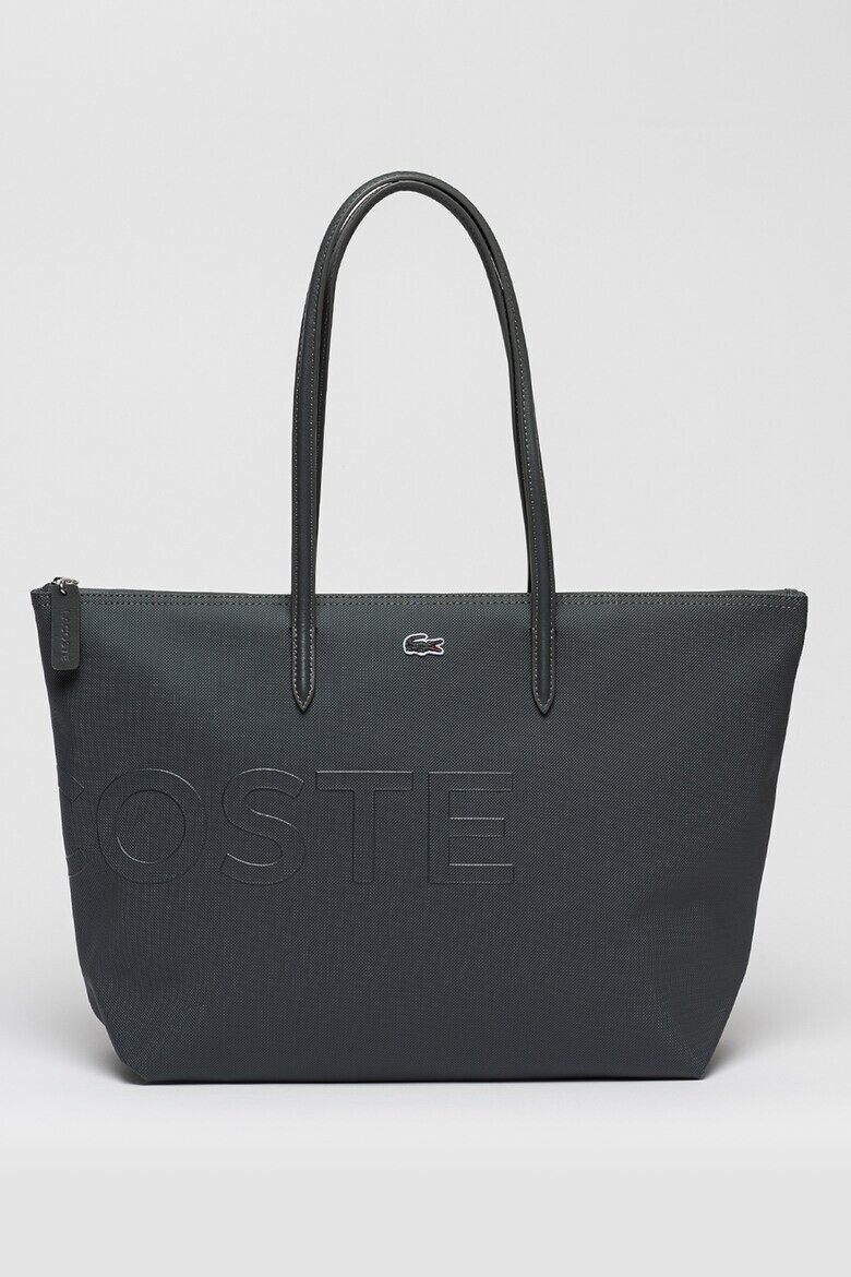 Lacoste Шопинг чанта с релефно лого - Pepit.bg