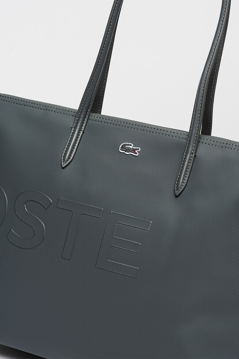 Lacoste Шопинг чанта с релефно лого - Pepit.bg