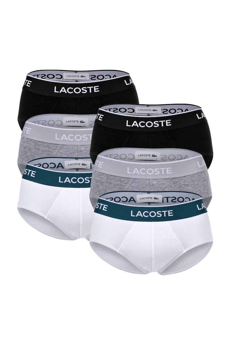 Lacoste Слипове с лого на талията - 6 чифта - Pepit.bg