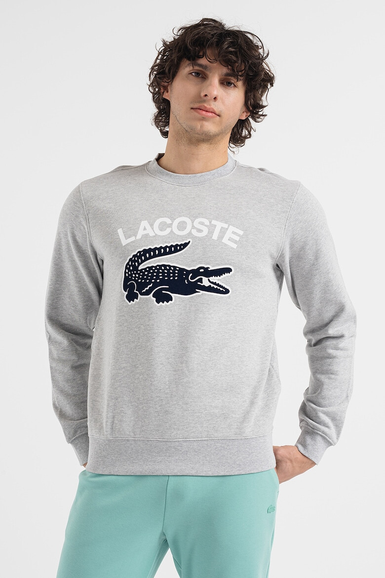 Lacoste Суитшърт от памук на лога - Pepit.bg