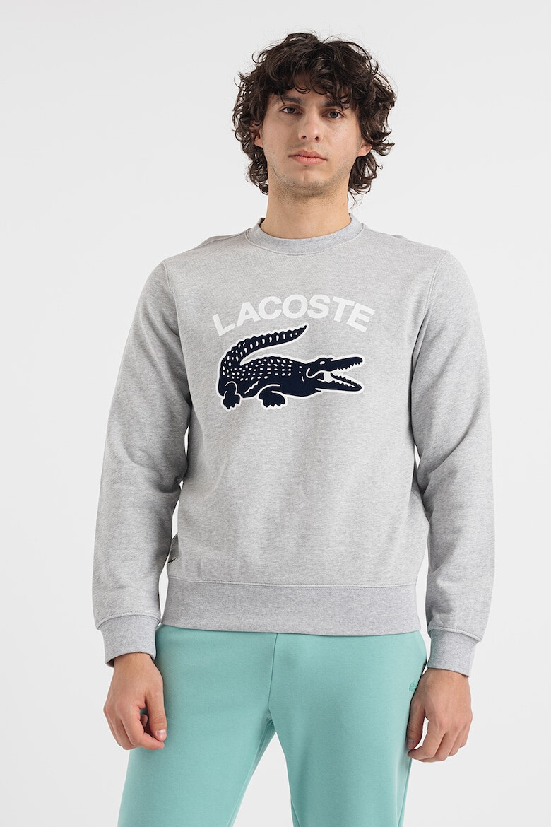 Lacoste Суитшърт от памук на лога - Pepit.bg