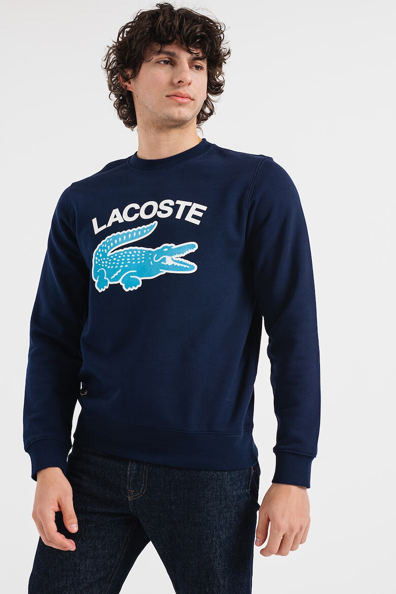 Lacoste Суитшърт от памук на лога - Pepit.bg