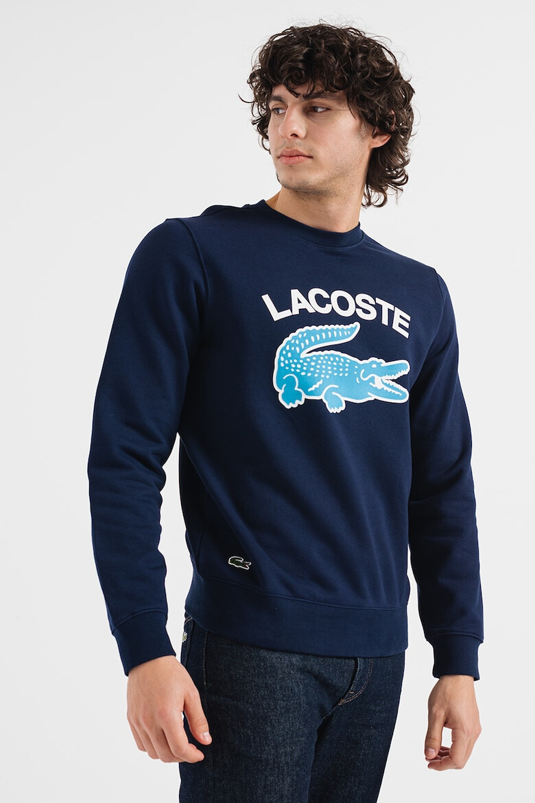 Lacoste Суитшърт от памук на лога - Pepit.bg