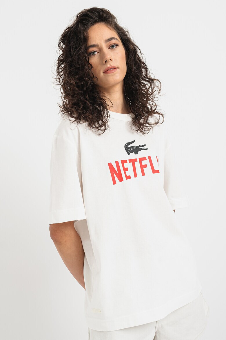 Lacoste Свободна унисекс тениска - Pepit.bg