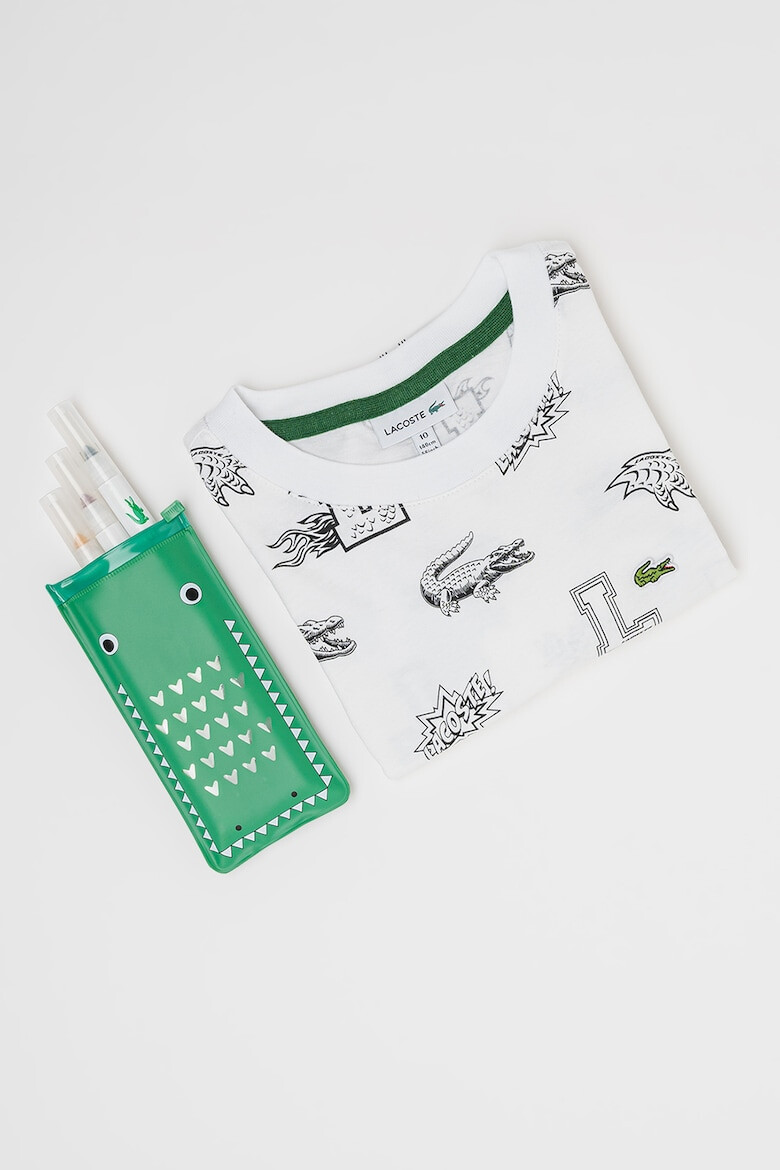 Lacoste Тениска Customizable с десен и маркери - Pepit.bg