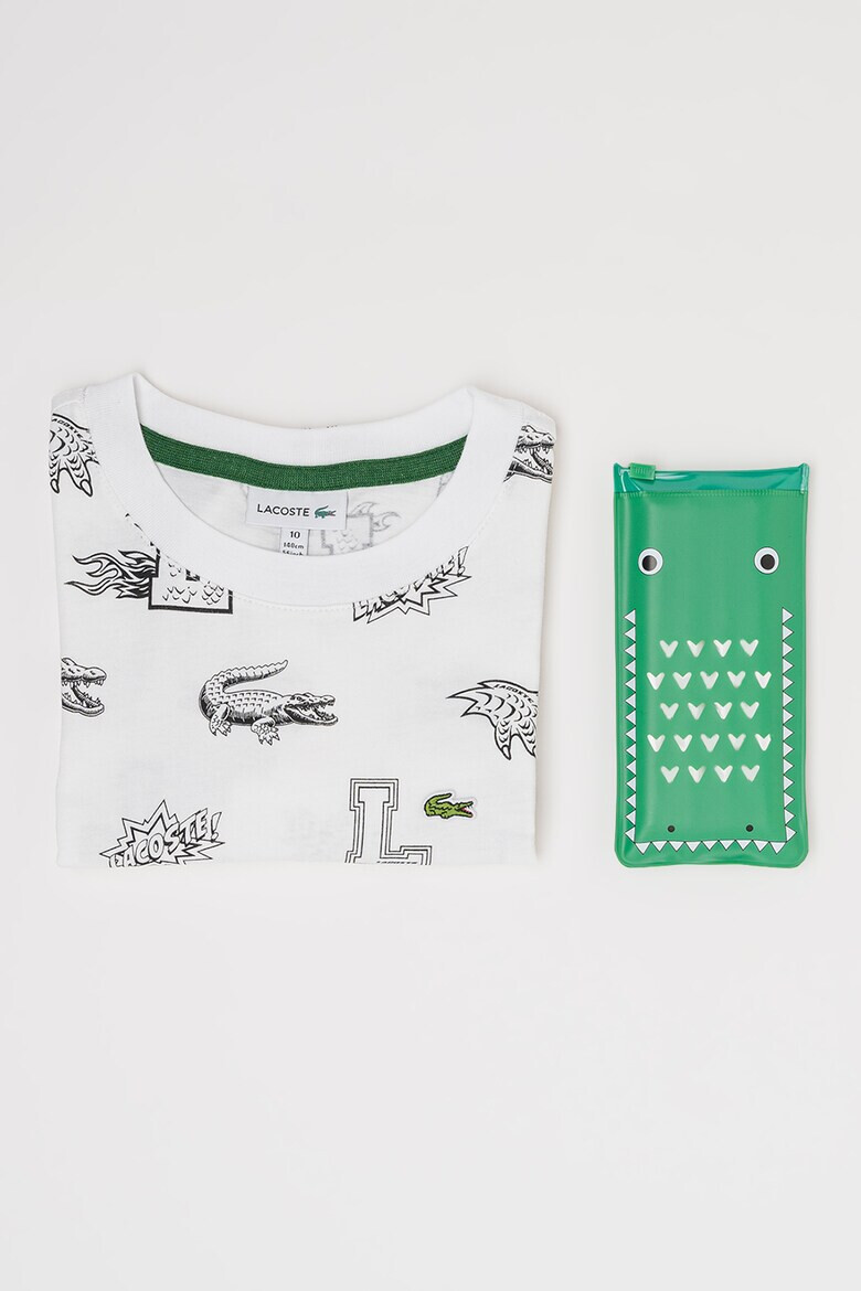 Lacoste Тениска Customizable с десен и маркери - Pepit.bg
