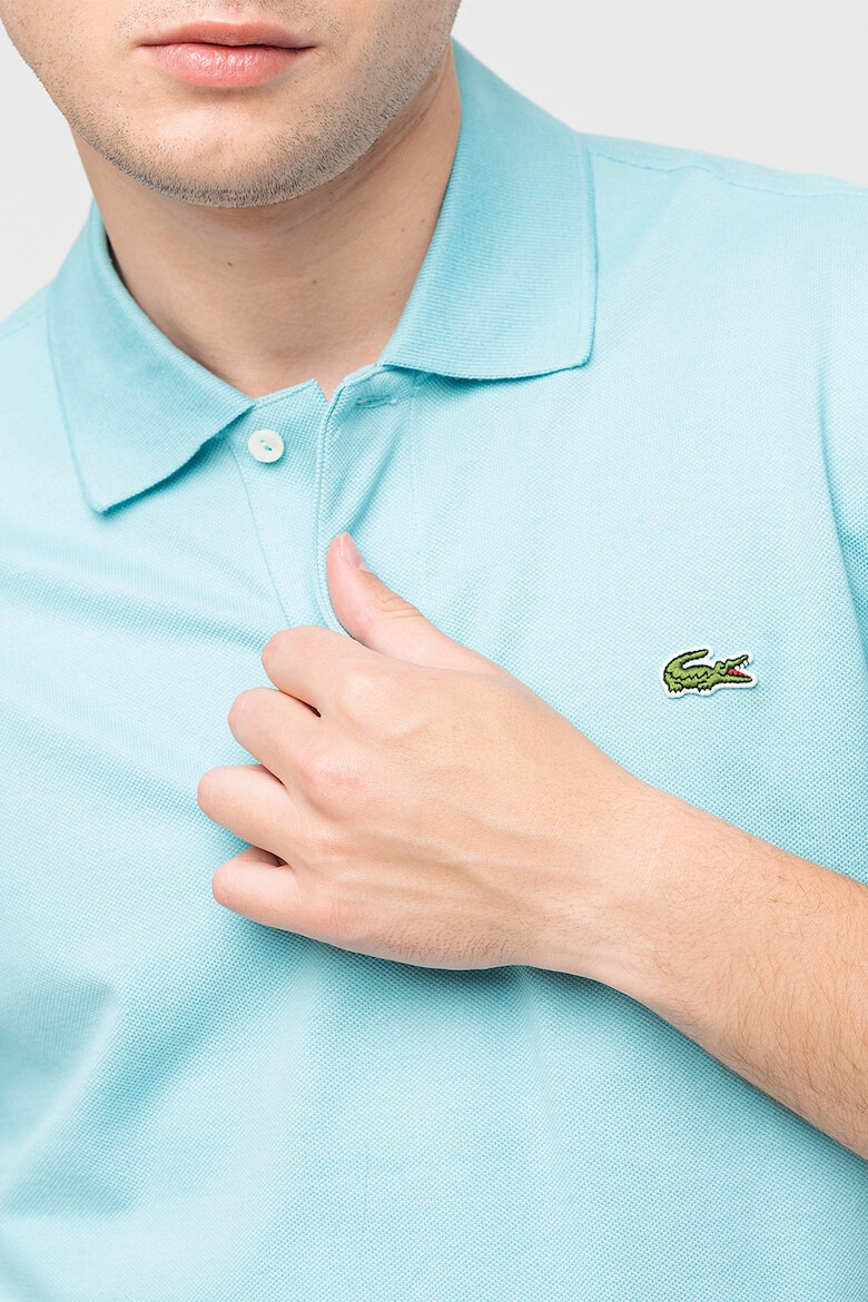 Lacoste Тениска от памучно пике с яка - Pepit.bg