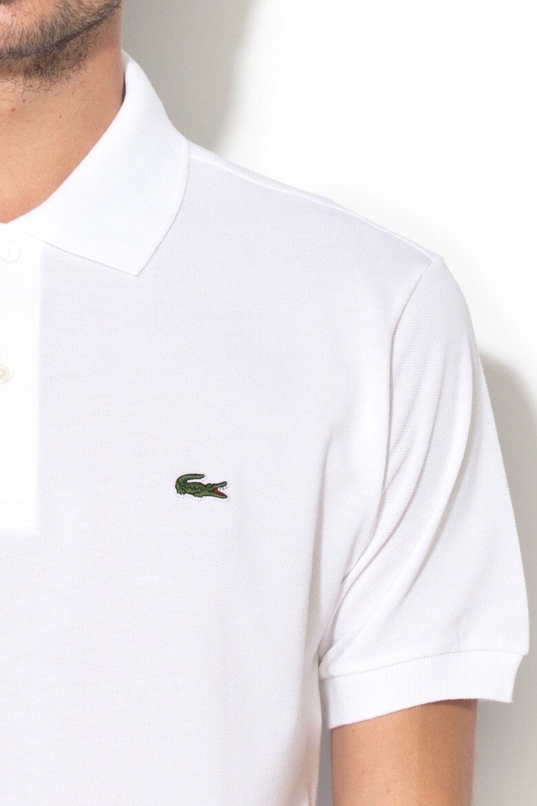 Lacoste Тениска от памучно пике с яка - Pepit.bg