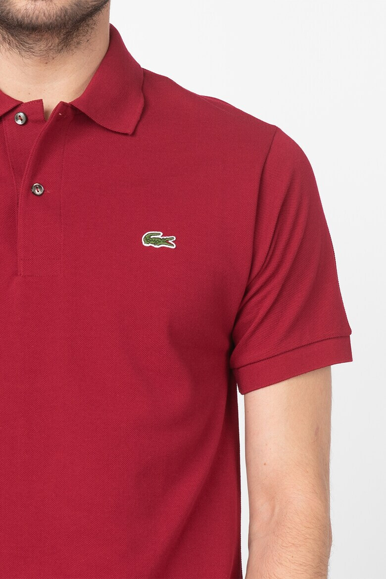 Lacoste Тениска от памучно пике с яка - Pepit.bg