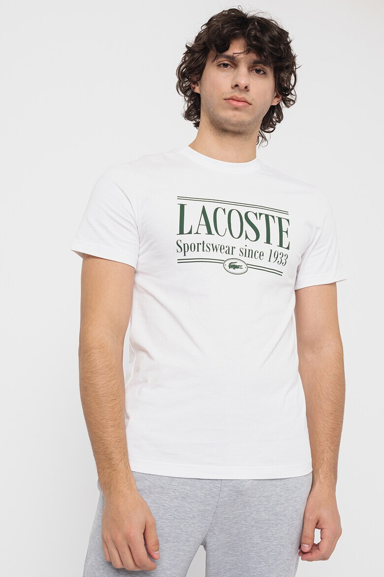 Lacoste Тениска от памук с лога - Pepit.bg