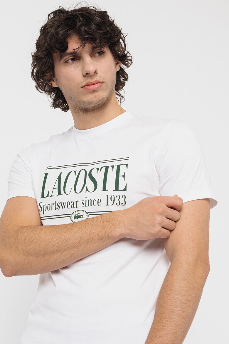 Lacoste Тениска от памук с лога - Pepit.bg