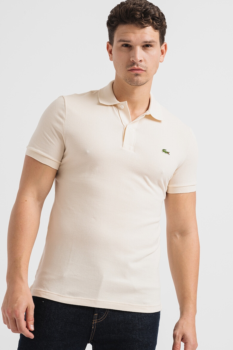 Lacoste Тениска по тялото с пике ефект - Pepit.bg