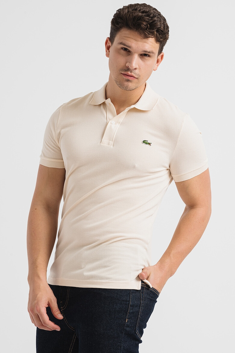 Lacoste Тениска по тялото с пике ефект - Pepit.bg