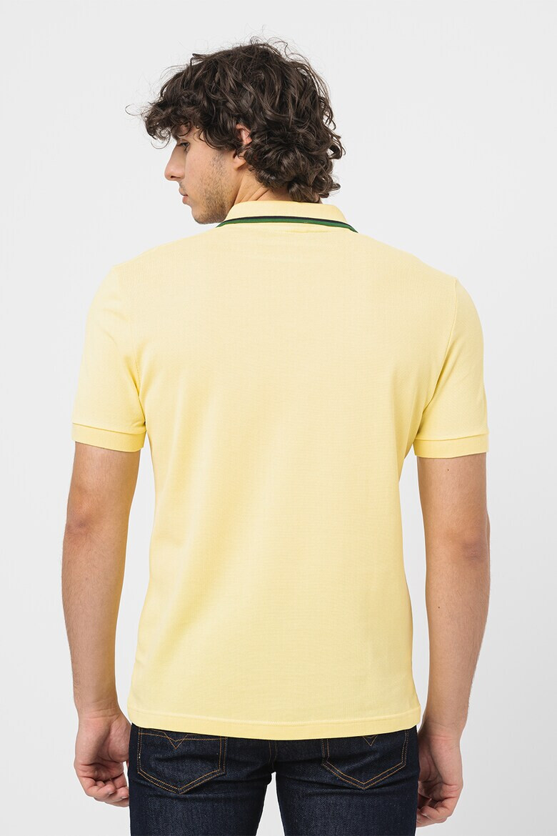 Lacoste Тениска с яка и бродирано лого - Pepit.bg
