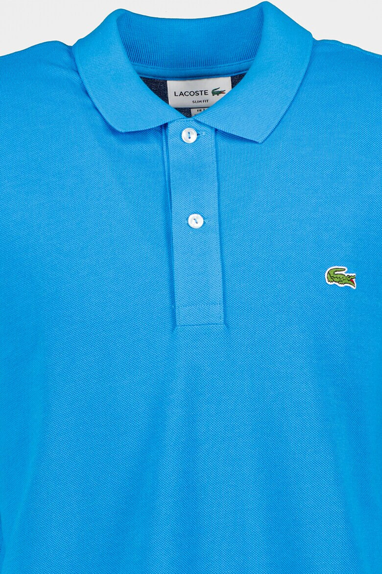 Lacoste Тениска с яка и бродирано лого - Pepit.bg