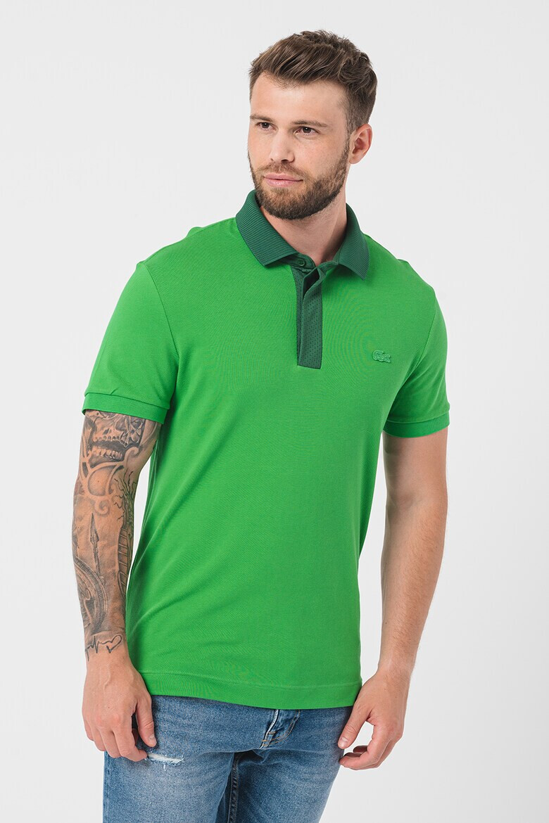 Lacoste Тениска с контрастна яка - Pepit.bg