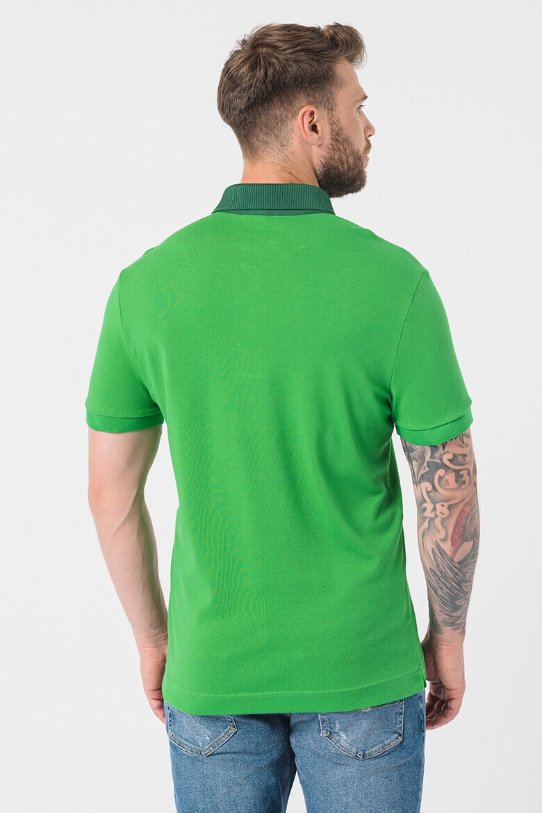 Lacoste Тениска с контрастна яка - Pepit.bg