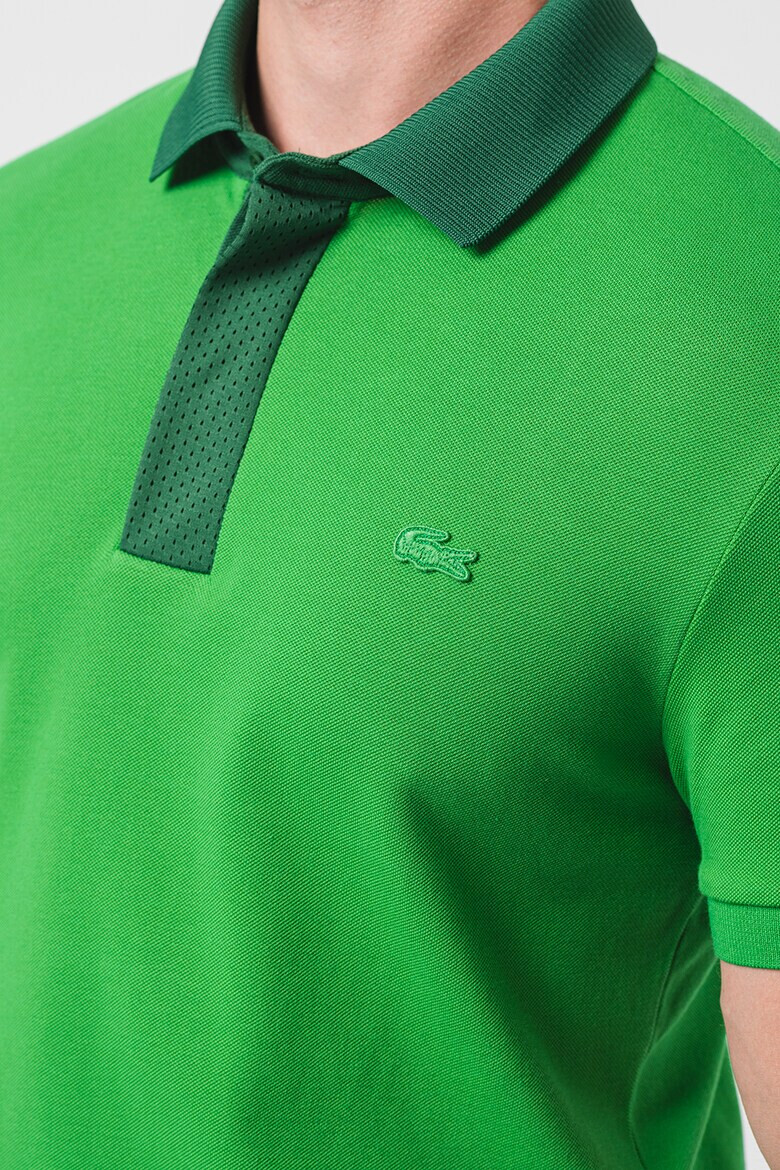 Lacoste Тениска с контрастна яка - Pepit.bg